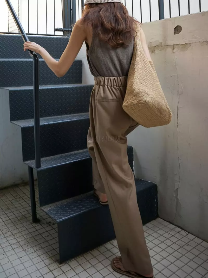 Nan - Korean Women Fashion - #momslook - Linen Bisco Pants
