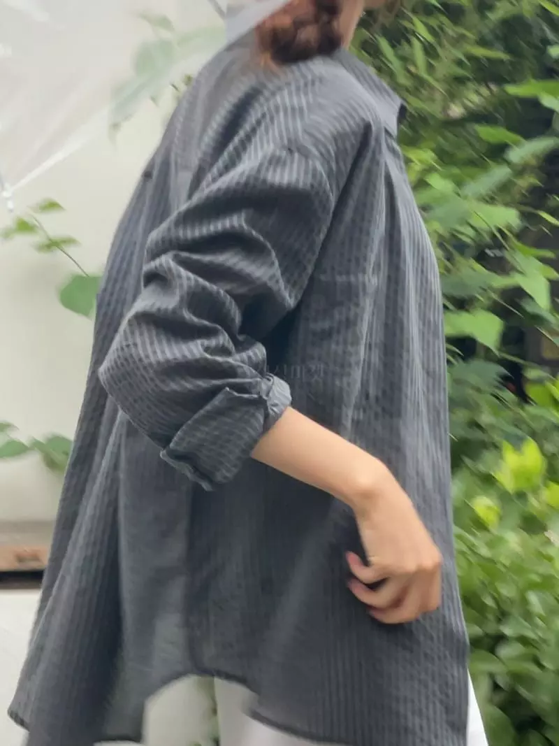 Nan - Korean Women Fashion - #momslook - Noted Shirt - 2