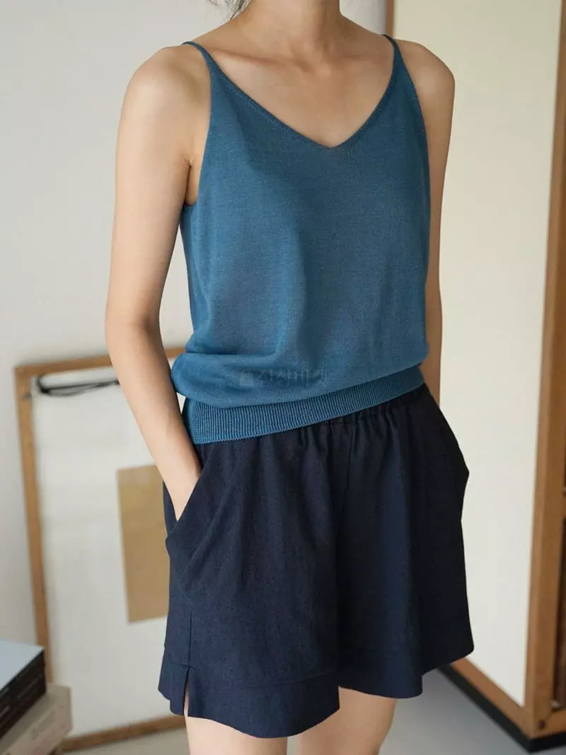 Nan - Korean Women Fashion - #momslook - Ice Linen Knit Sleeveless