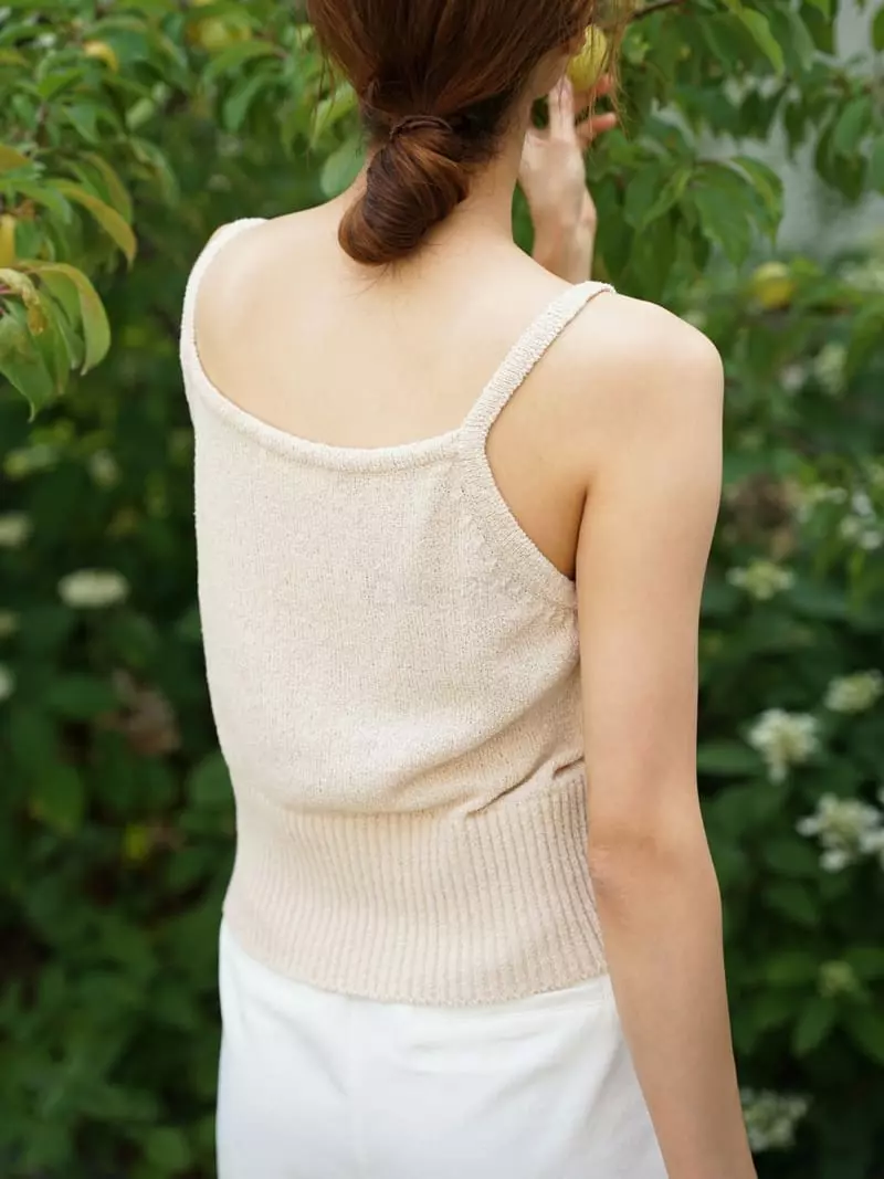 Nan - Korean Women Fashion - #momslook - Bookle H Sleeveless Top - 9