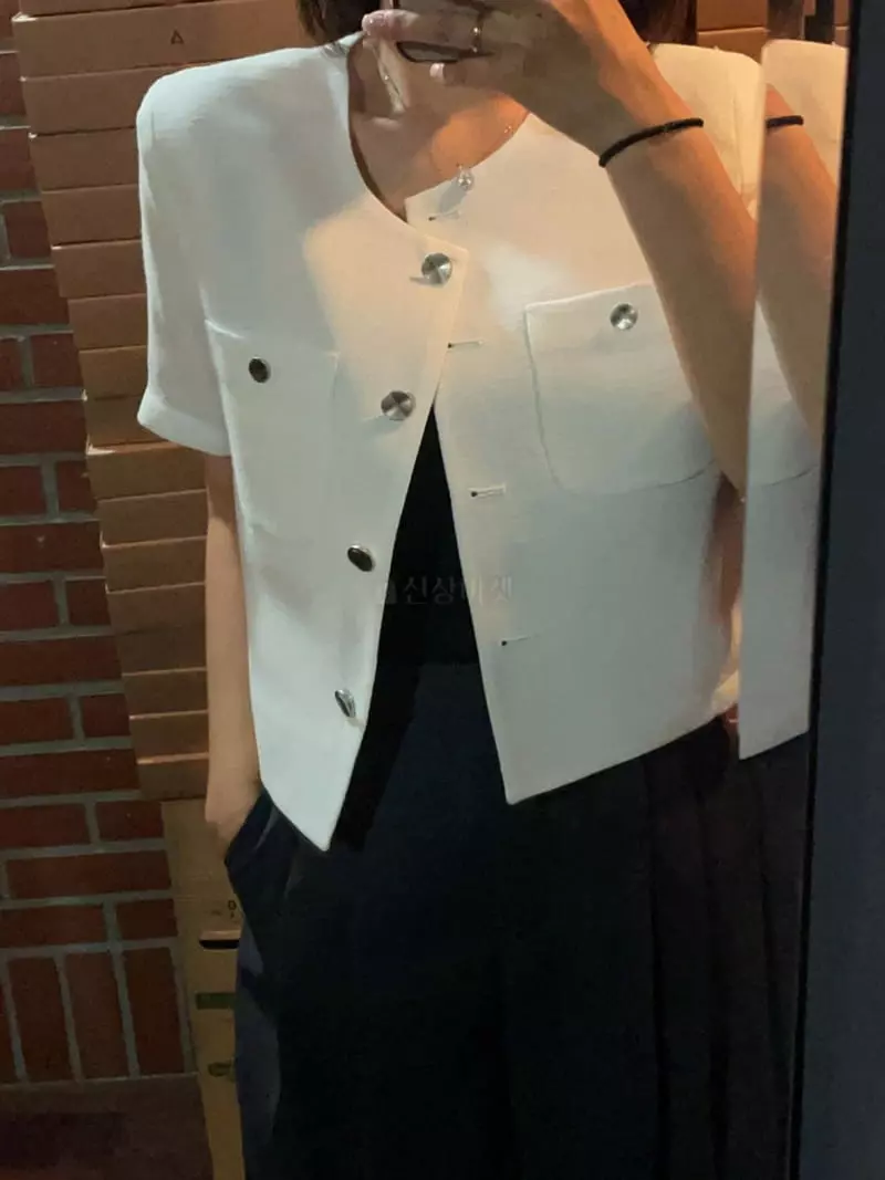 Nan - Korean Women Fashion - #pursuepretty - Ov Twid Jacket - 8