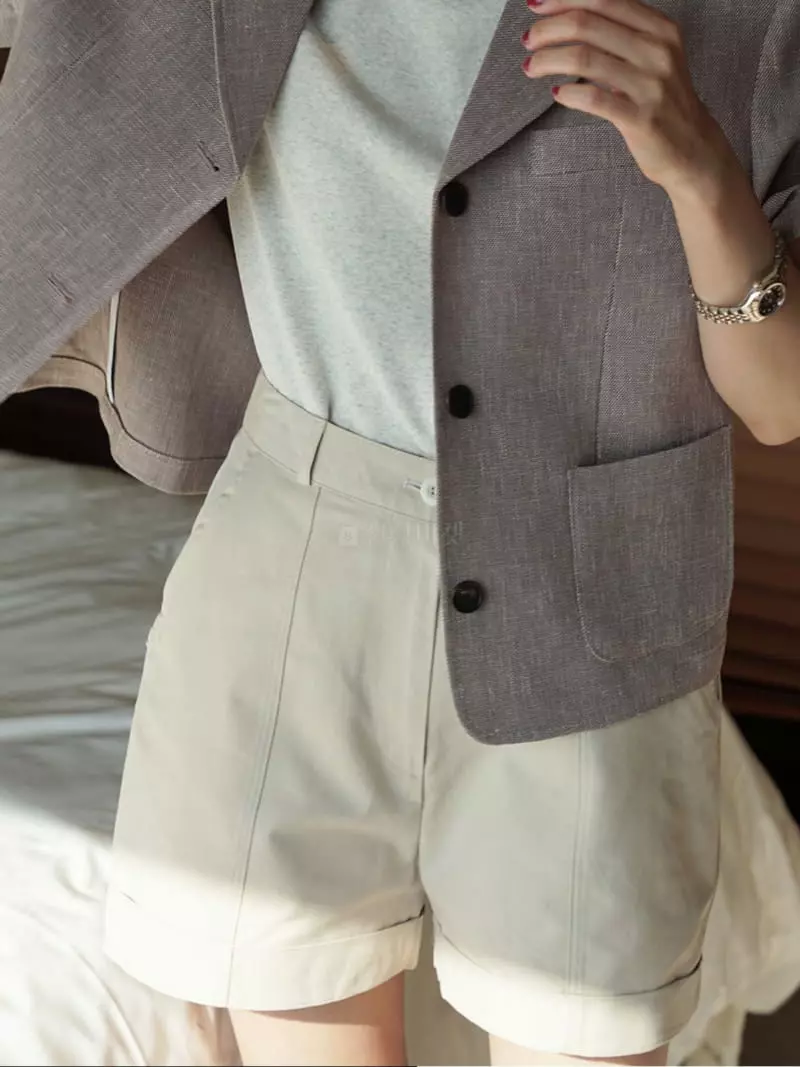 Nan - Korean Women Fashion - #restrostyle - French Shorts - 3