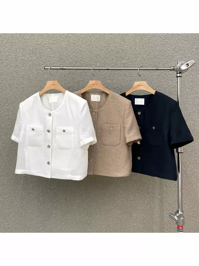 Nan - Korean Women Fashion - #restrostyle - Ov Twid Jacket - 9