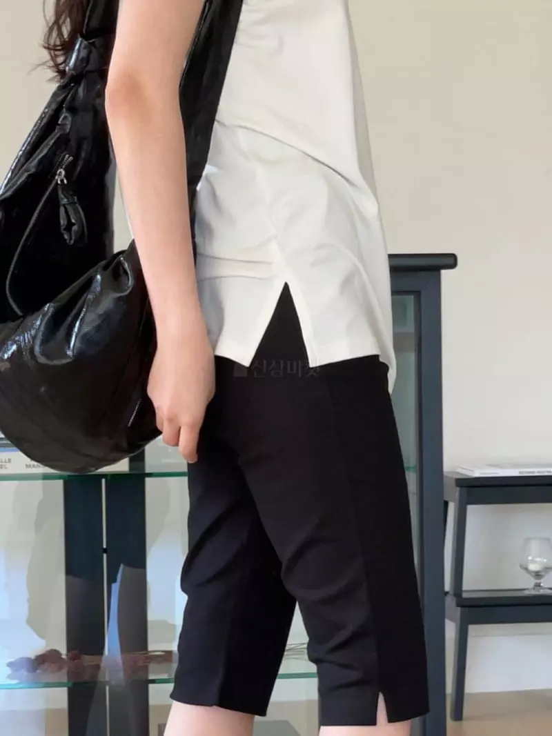 Nan - Korean Women Fashion - #romanticstyle - Modal Round Tee - 7