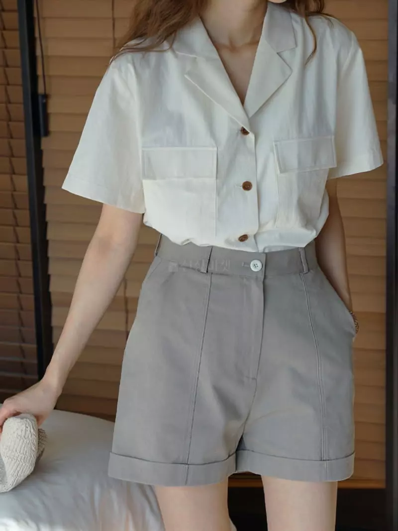 Nan - Korean Women Fashion - #shopsmall - Travel Shirt - 4