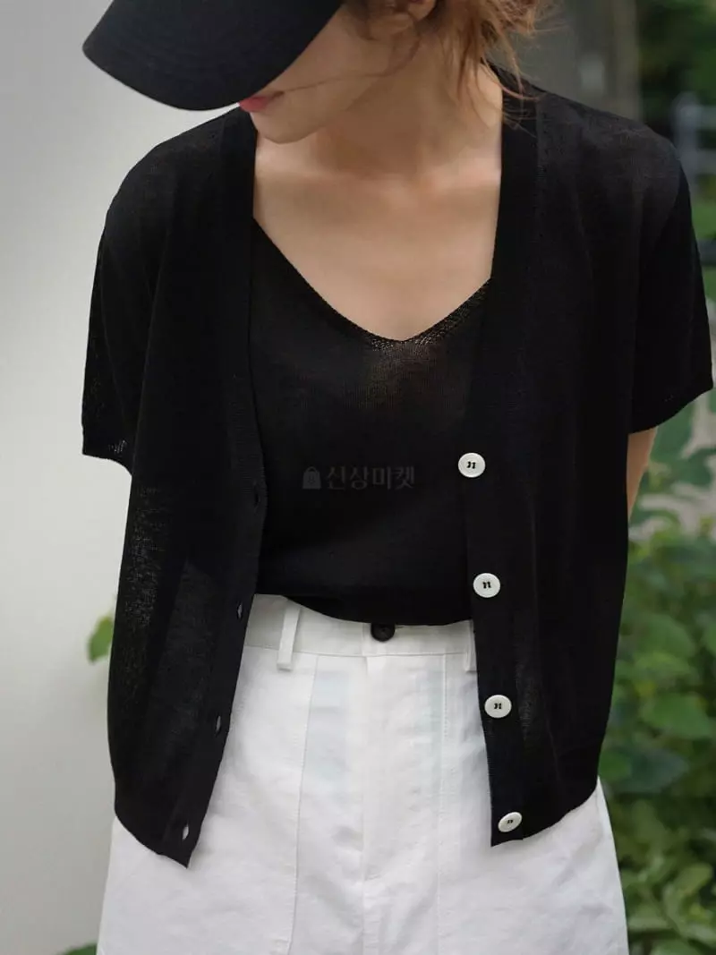 Nan - Korean Women Fashion - #vintagekidsstyle - Ice Linen Knit Cardigan - 3