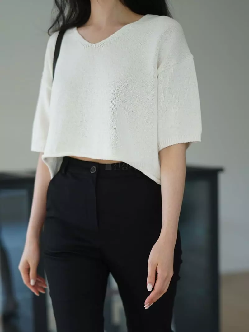 Nan - Korean Women Fashion - #womensfashion - Olson V Neck Knit - 10