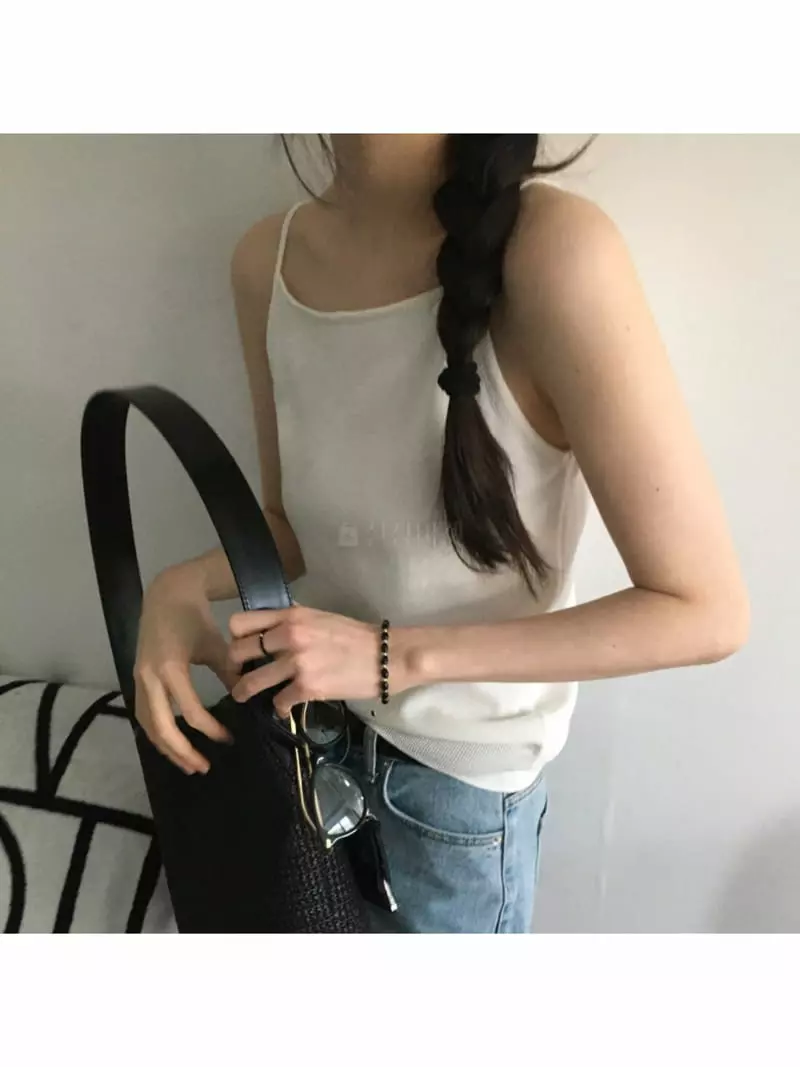 Nan - Korean Women Fashion - #womensfashion - Knit Slim Top - 2