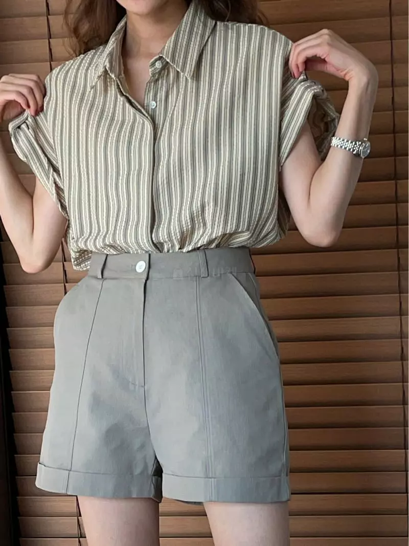 Nan - Korean Women Fashion - #womensfashion - Stripes Shirt - 3