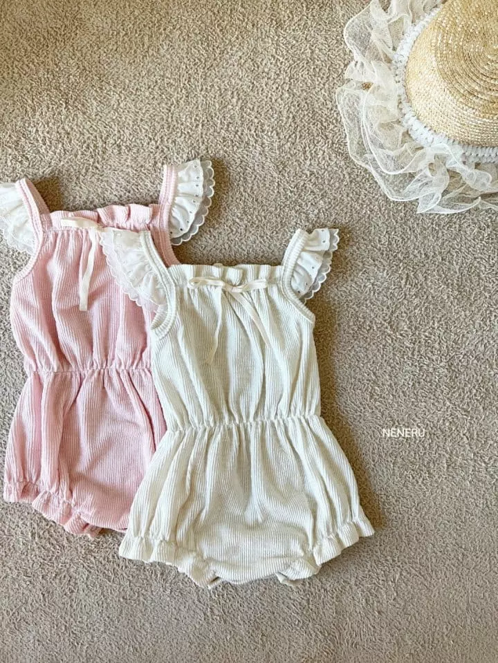 Neneru - Korean Baby Fashion - #babylifestyle - Bebe Sunny Sleeveless Top Bottom Set