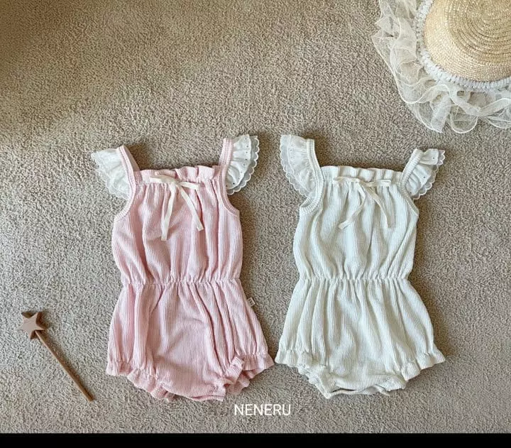 Neneru - Korean Baby Fashion - #babyoninstagram - Bebe Sunny Sleeveless Top Bottom Set - 2