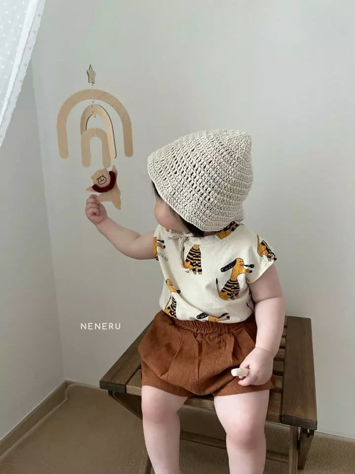 Neneru - Korean Children Fashion - #kidsshorts - Bebe Lululu Shorts Brown - 3