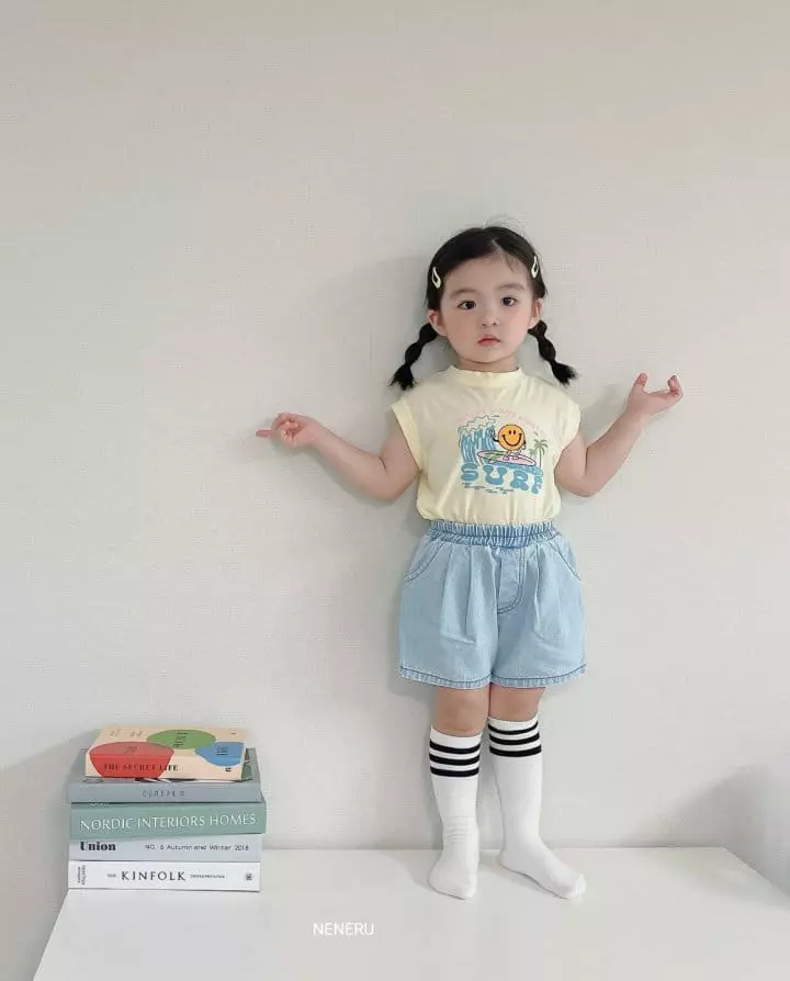 Neneru - Korean Children Fashion - #stylishchildhood - Smile Surfing Sleeveless - 8
