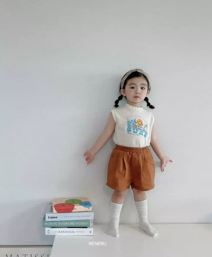 Neneru - Korean Children Fashion - #todddlerfashion - Smile Surfing Sleeveless - 6