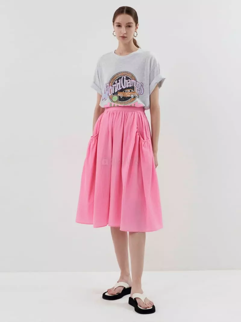 Neroli36 - Korean Women Fashion - #thelittlethings - H Celeb Tee - 4