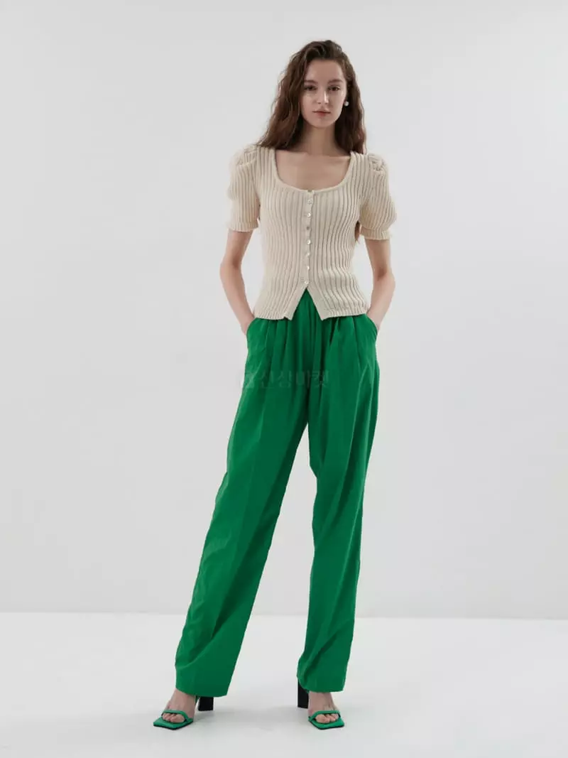 Neroli36 - Korean Women Fashion - #thatsdarling - James Wrinkle Pants - 3