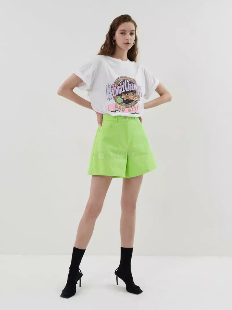 Neroli36 - Korean Women Fashion - #thatsdarling - H Celeb Tee - 2