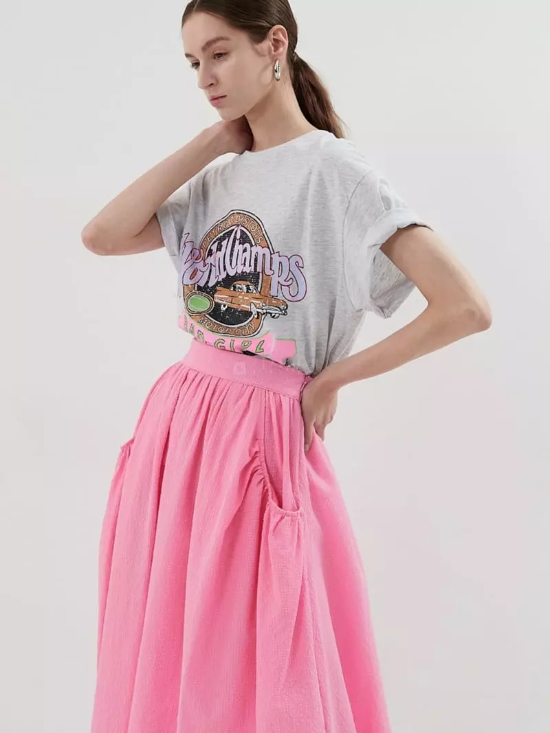 Neroli36 - Korean Women Fashion - #thelittlethings - H Celeb Tee - 3