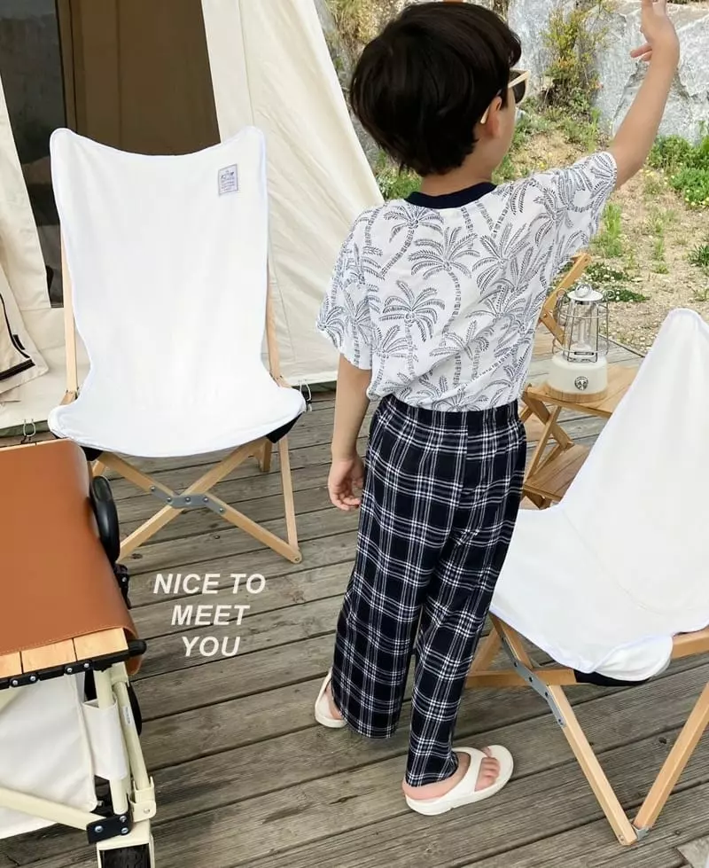 Nice To Meet You - Korean Children Fashion - #Kfashion4kids - Sketch Henry Neck Tee - 7