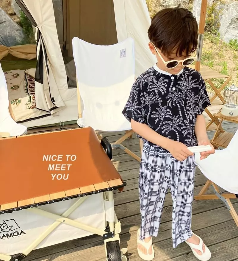 Nice To Meet You - Korean Children Fashion - #discoveringself - Sketch Henry Neck Tee - 2