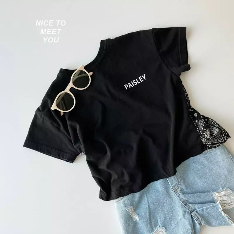 Nice To Meet You - Korean Children Fashion - #littlefashionista - Paisely Color Tee - 5