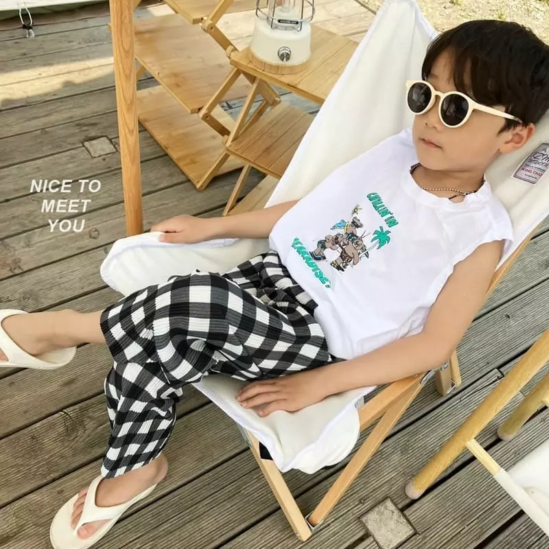 Nice To Meet You - Korean Children Fashion - #magicofchildhood - Oasis Sleeveless - 8