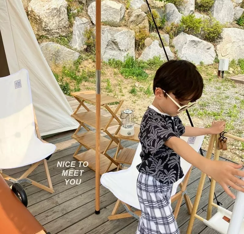 Nice To Meet You - Korean Children Fashion - #minifashionista - Sketch Henry Neck Tee - 10