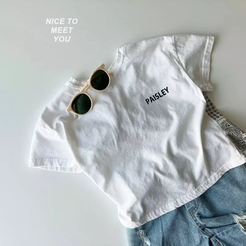 Nice To Meet You - Korean Children Fashion - #minifashionista - Paisely Color Tee - 7