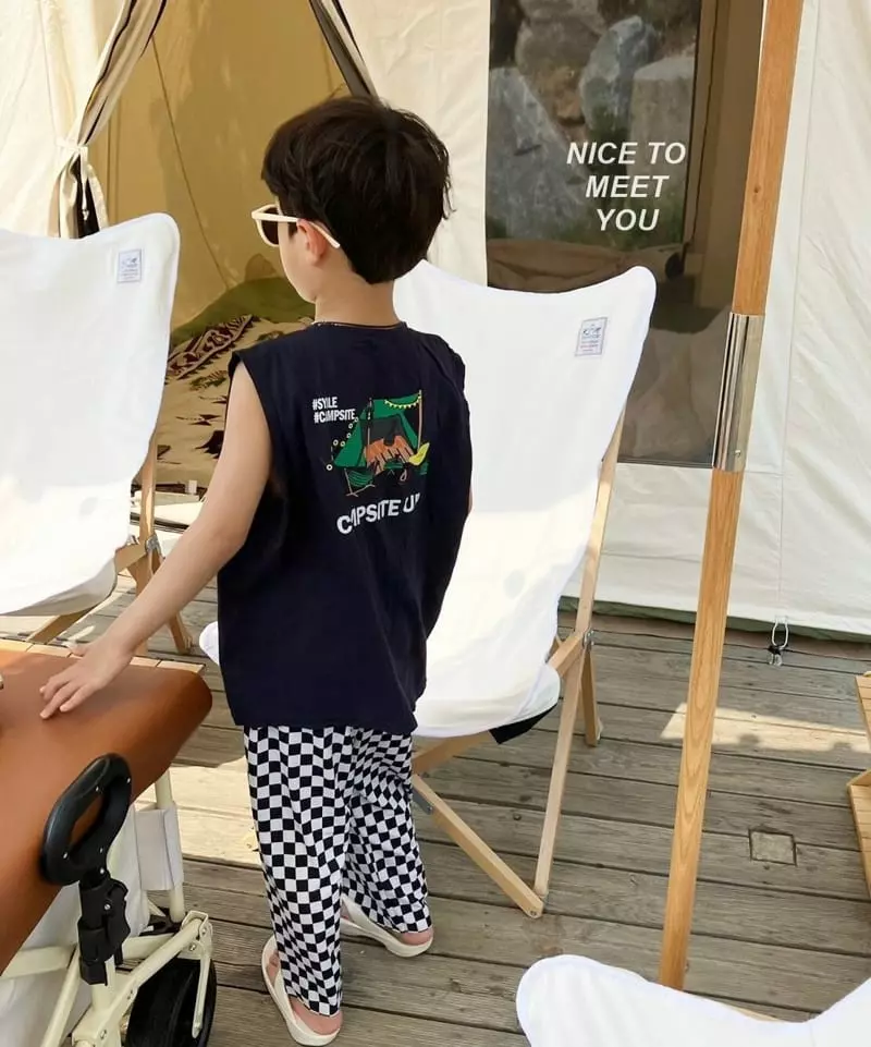 Nice To Meet You - Korean Children Fashion - #prettylittlegirls - Camping Sleeveless - 9