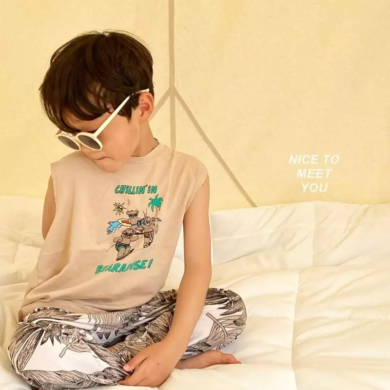 Nice To Meet You - Korean Children Fashion - #todddlerfashion - Oasis Sleeveless - 11