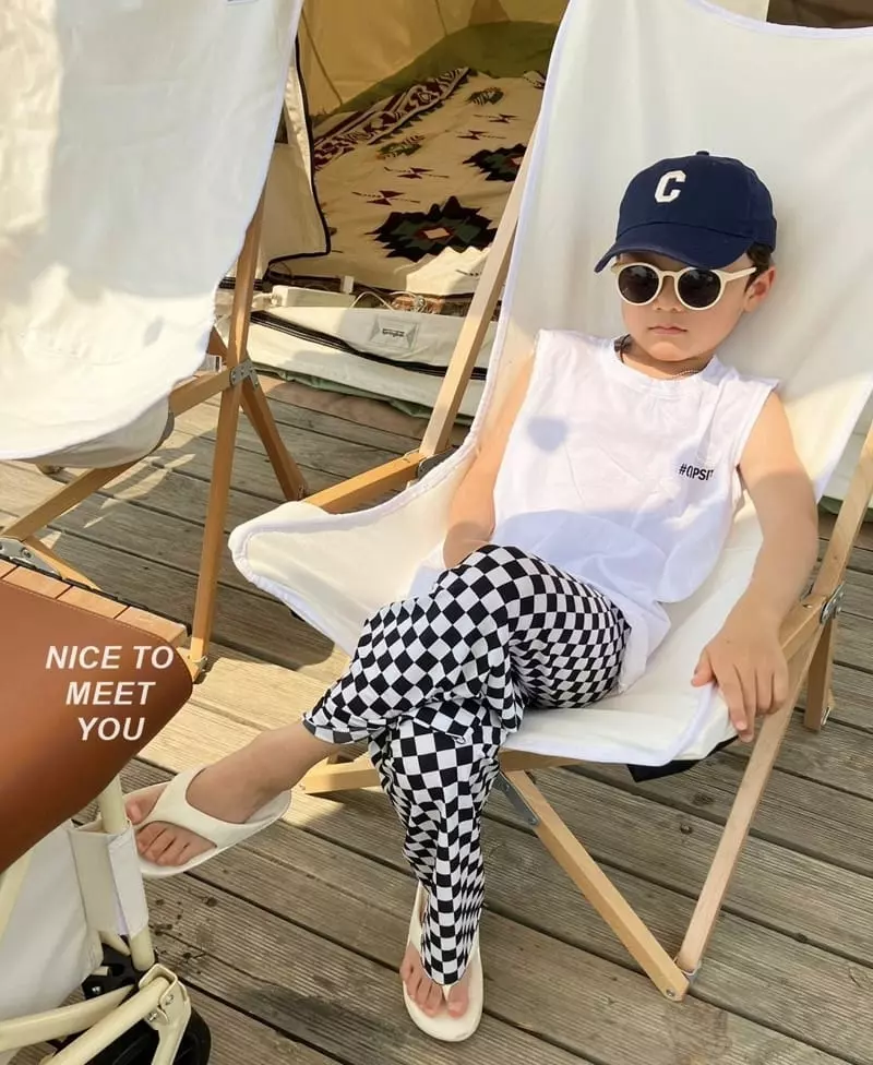 Nice To Meet You - Korean Children Fashion - #todddlerfashion - Camping Sleeveless - 10