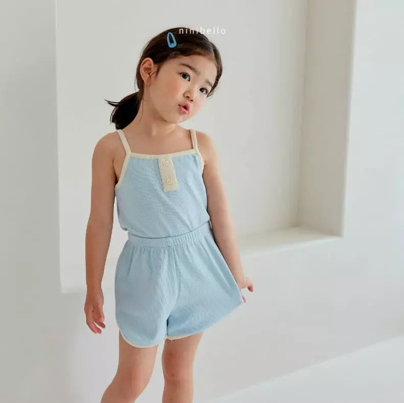 Ninibello - Korean Children Fashion - #childrensboutique - Choucream Rib Top Bottom Set - 2