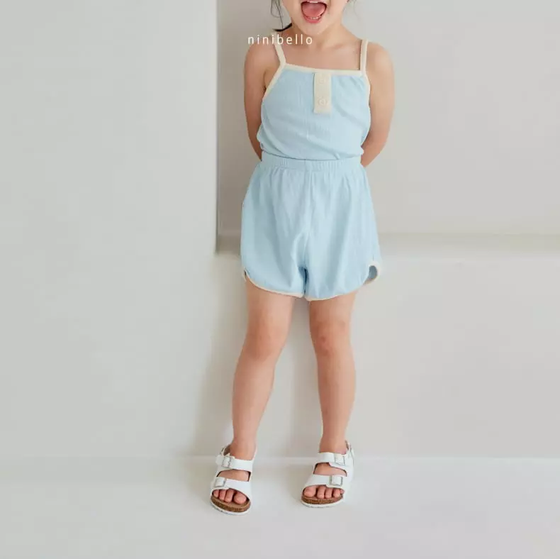 Ninibello - Korean Children Fashion - #designkidswear - Choucream Rib Top Bottom Set - 3
