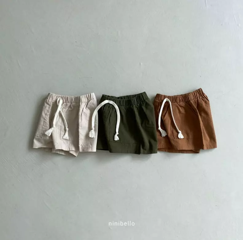 Ninibello - Korean Children Fashion - #designkidswear - Out Pocket Short