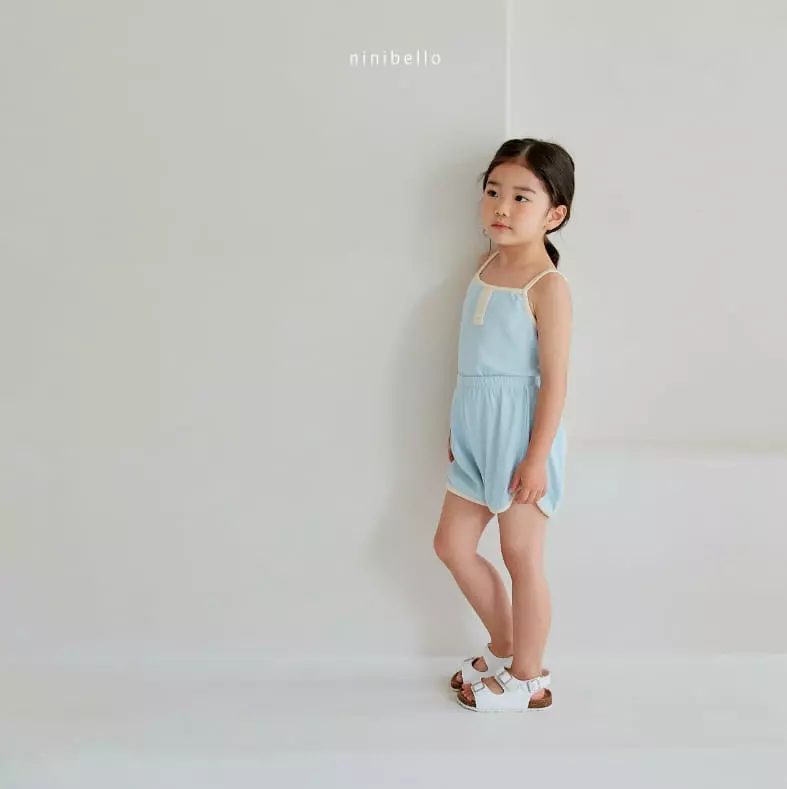 Ninibello - Korean Children Fashion - #designkidswear - Choucream Rib Top Bottom Set - 4