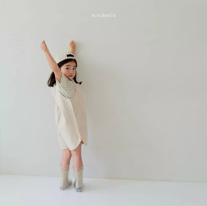 Ninibello - Korean Children Fashion - #kidsshorts - Linen Overalls - 10