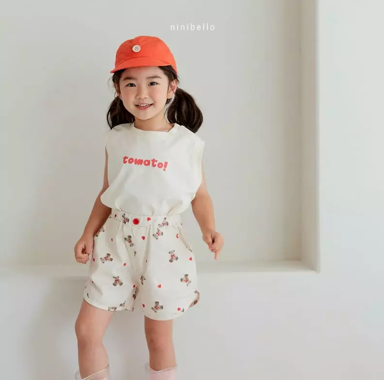 Ninibello - Korean Children Fashion - #kidsshorts - Cape Tee