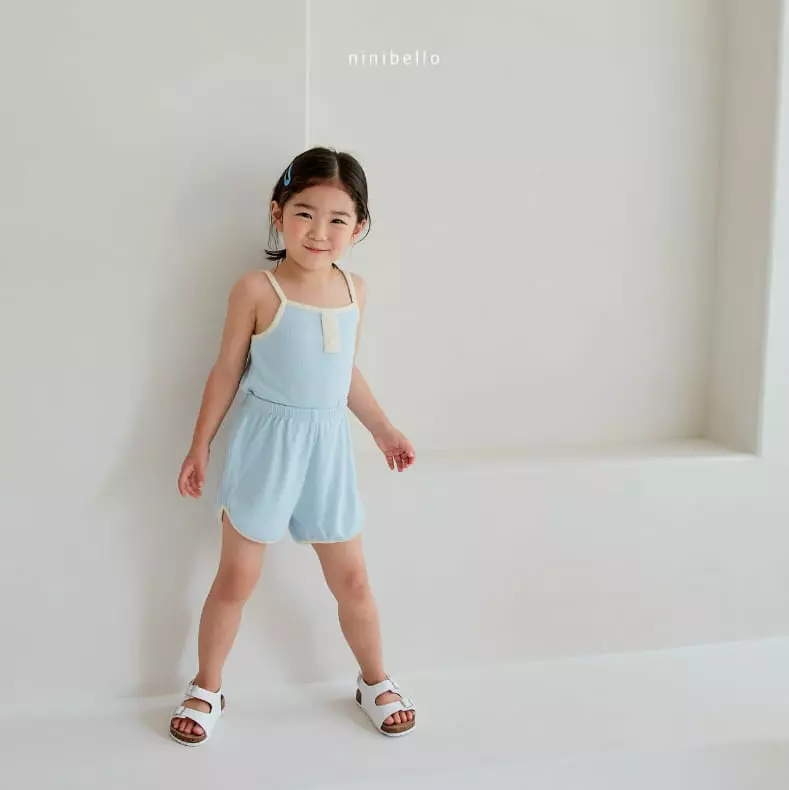 Ninibello - Korean Children Fashion - #kidsstore - Choucream Rib Top Bottom Set - 7