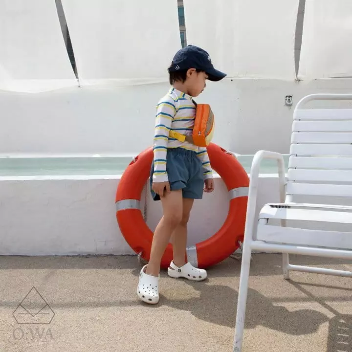 O Wa - Korean Children Fashion - #childofig - Stripes Rashguard