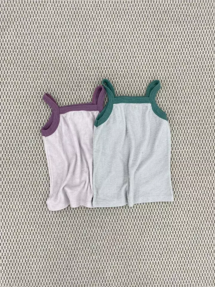 O Wa - Korean Children Fashion - #childofig - Color Rib Sleeveless - 7