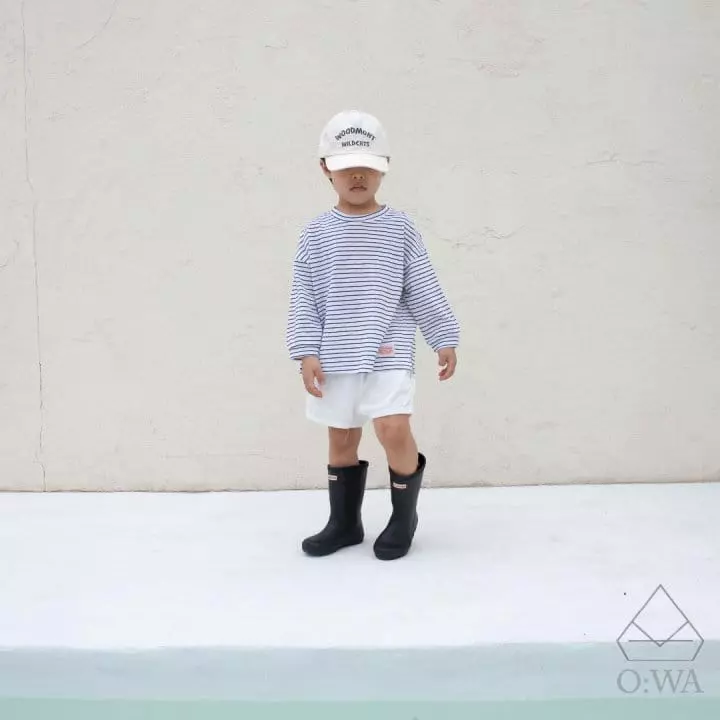 O Wa - Korean Children Fashion - #childofig - Stripes Linen Tee - 5