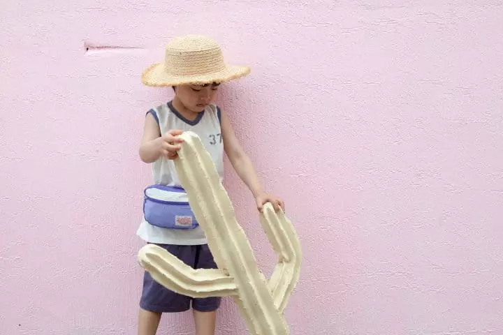 O Wa - Korean Children Fashion - #childrensboutique - 37 Color Sleeveless Tee - 5