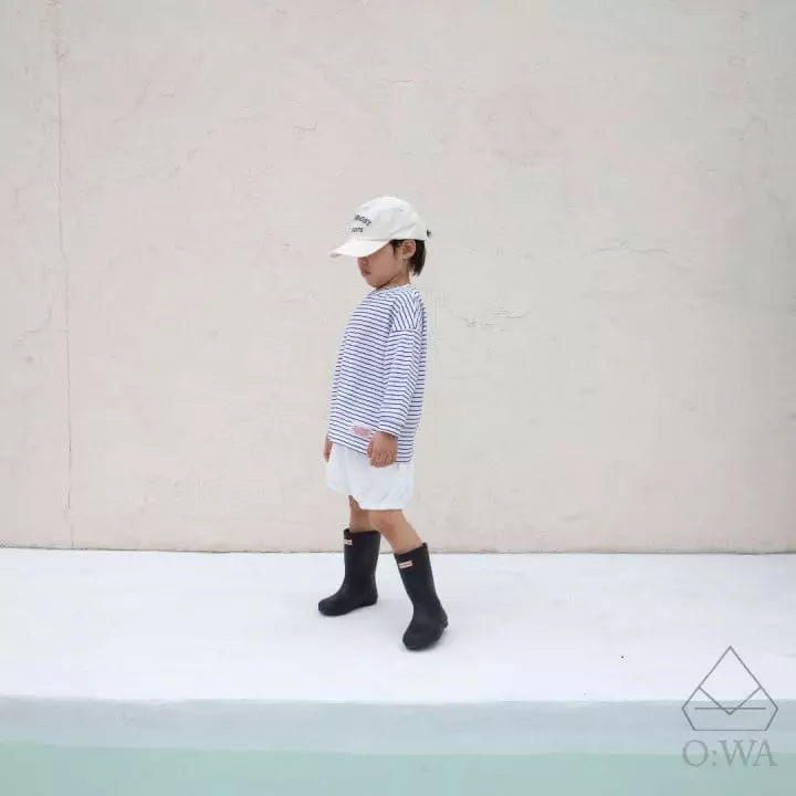 O Wa - Korean Children Fashion - #designkidswear - Stripes Linen Tee - 7