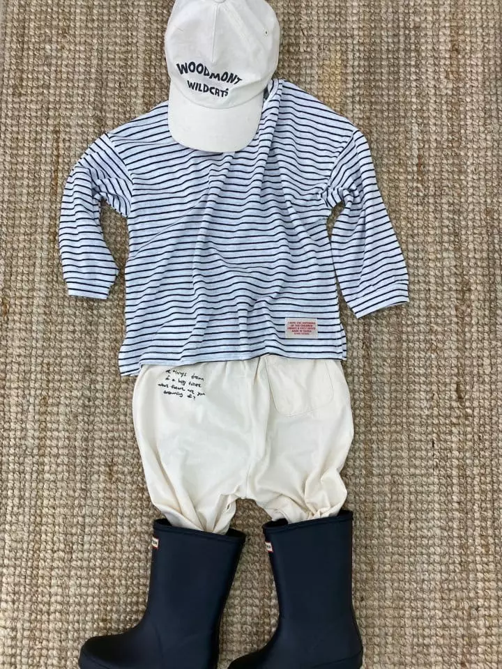 O Wa - Korean Children Fashion - #discoveringself - Stripes Linen Tee - 8