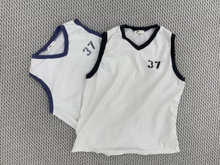 O Wa - Korean Children Fashion - #kidsshorts - 37 Color Sleeveless Tee - 9