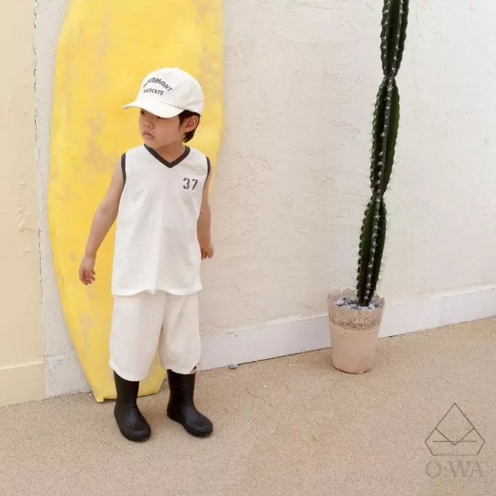 O Wa - Korean Children Fashion - #minifashionista - 37 Color Sleeveless Tee
