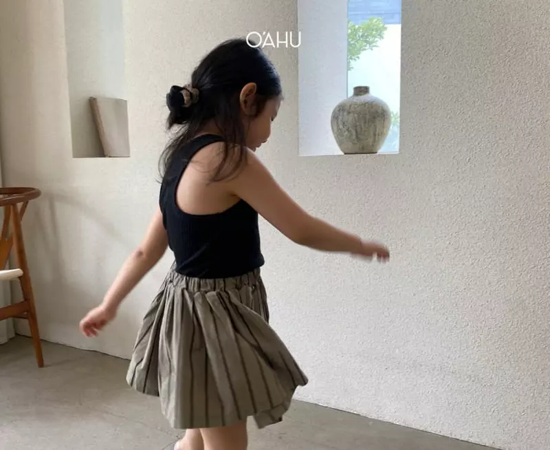 O'ahu - Korean Children Fashion - #fashionkids - Mummy Rib Sleeveless