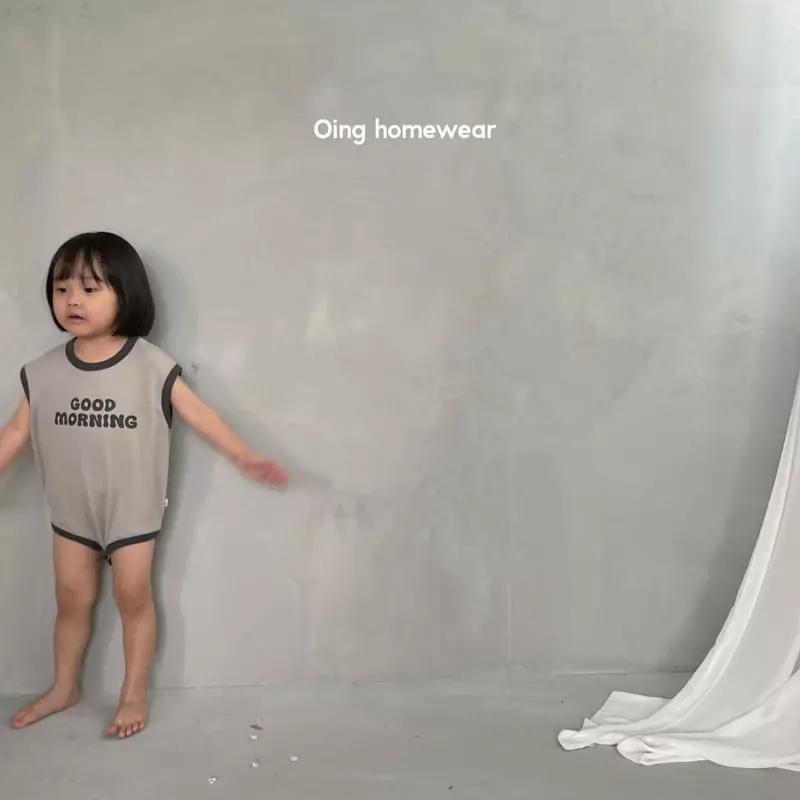 Oing - Korean Children Fashion - #childrensboutique - Beeb Good Moring Bodysuit - 5