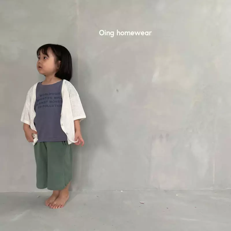 Oing - Korean Children Fashion - #designkidswear - Short Sleeves Cardigan - 3
