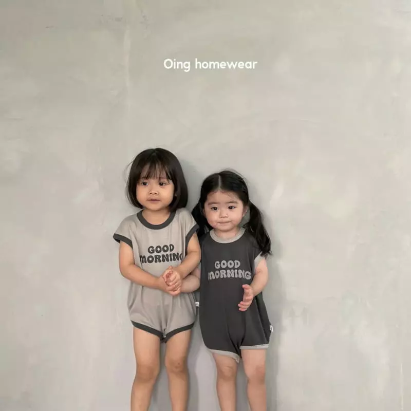 Oing - Korean Children Fashion - #discoveringself - Beeb Good Moring Bodysuit - 7
